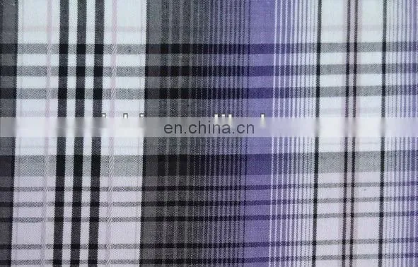 Wholesale Fashionable T/C Plaid Linen Woven Shirt Fabric photo-4