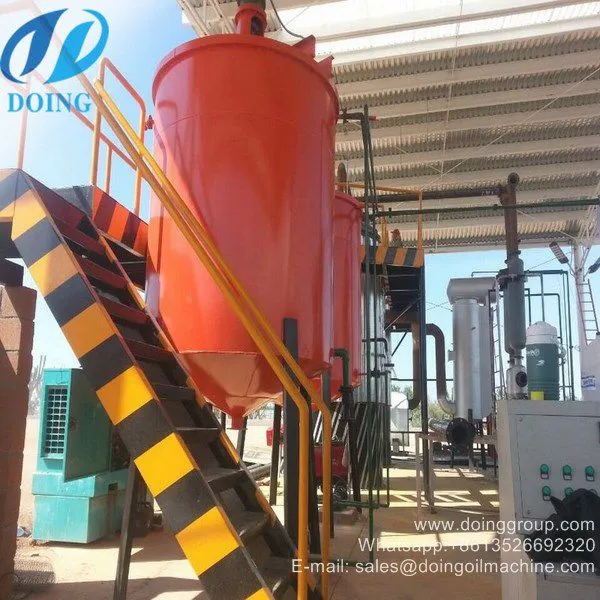 85% Oil Yield Waste Oil Distillation Equipment Recycling Used Motor Oil to Diesel Plant photo-2