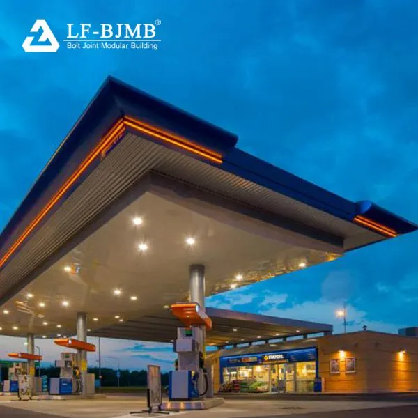 China Supply Canopy Design Steel Structure Space Frame Filling Gas Toll Petrol Station Roofing Canopy for Sale photo-4