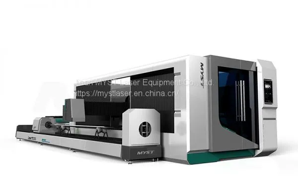 Fiber Laser Cutting Machine With Rotary Exchange Table and Cover MTF3015GR Custom Laser Cutting Machine Manufacturer