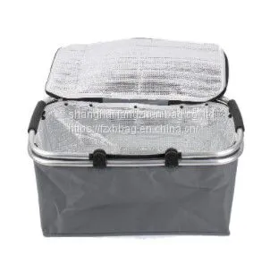 High Quality Food Collapsible Basket 600d Material Picnic Basket Bag photo-2