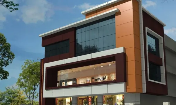 Building Exterior Aluminum Plain Facade photo-5