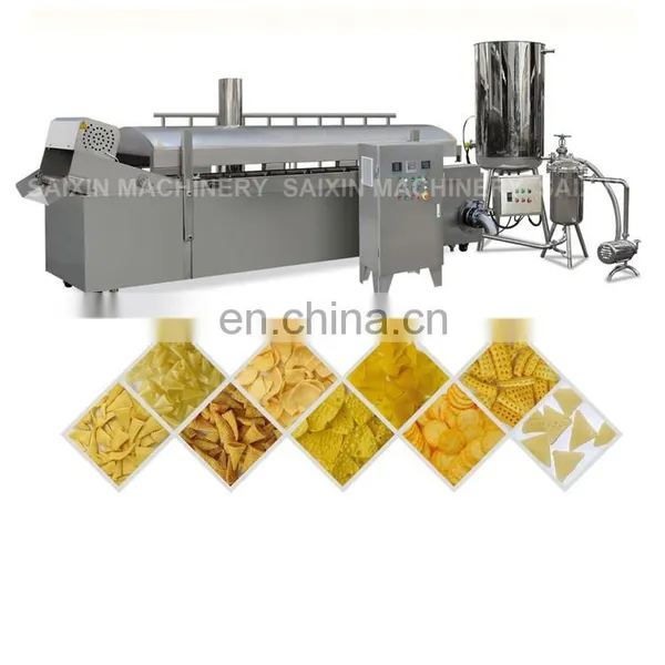 Large Capacity Fryer Beans Corn Curl Cheetos Onion Banana Potato Chips Nuts Automatic Frying Machine photo-3