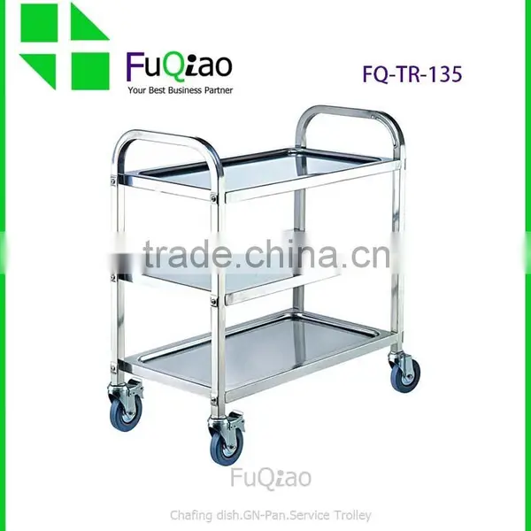Factory Price High Quality Metal Hotel Service Large Dinner Trolley With Wheel photo-6