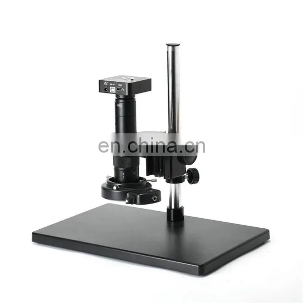 HY-1138A 21MP Camera 4K Video Record 1080P Industrial Microscope w/ 180X Lens USB Output 60LEDs photo-3