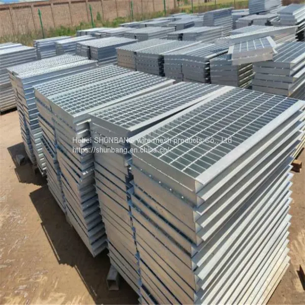Hot Galvanized Steel Grating Heavy Stainless Steel Platform Steel Grating Plate Plug-in Steel Grating Composite Cable Trench Cover Plate photo-2