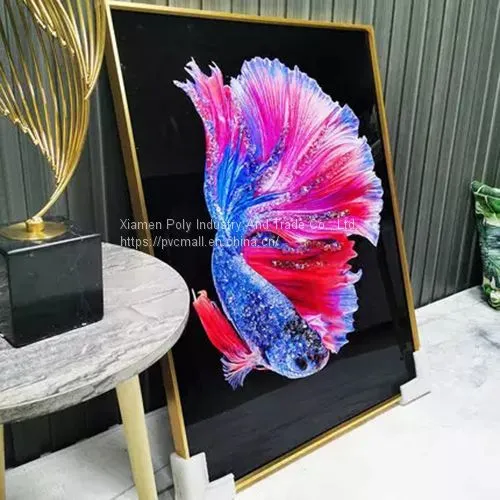 Abstract Painting Horse Crystal Porcelain Painting Art Living Room Decoration photo-3