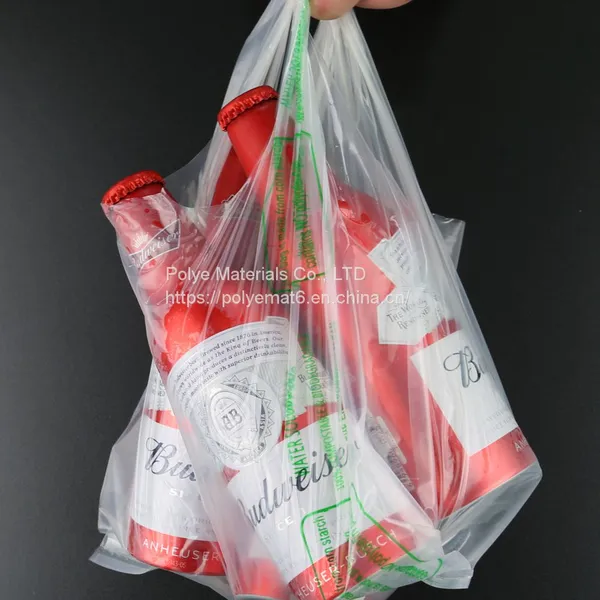 PVA Water Soluble Shopping Bag Biodegradable Carry Bag Solubag Bioplastic