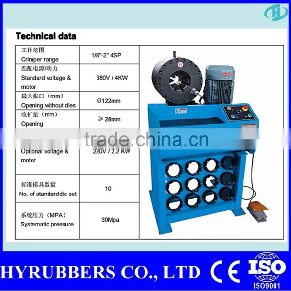 6-51mm Steel Wire Hose Crimp Tool Hose Crimping Machine photo-4