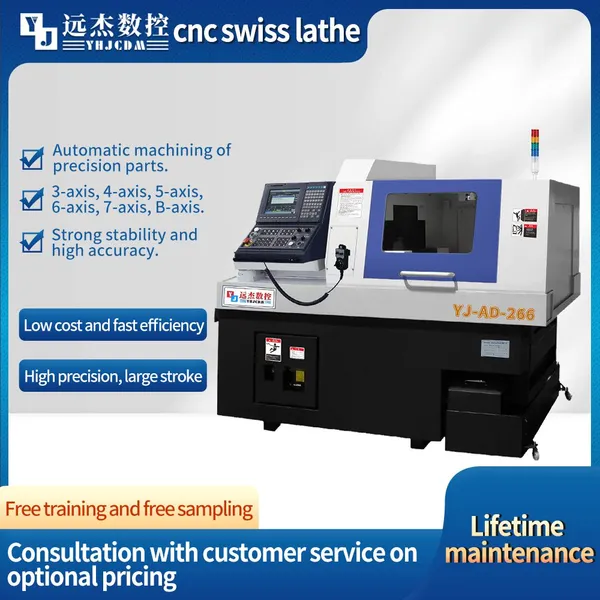 Swiss Type Cnc Lathe 2 Spindle 5 Axes SM125 Cnc Lathe With Dual Spindle High Accuracy Metal Parts Processing photo-4