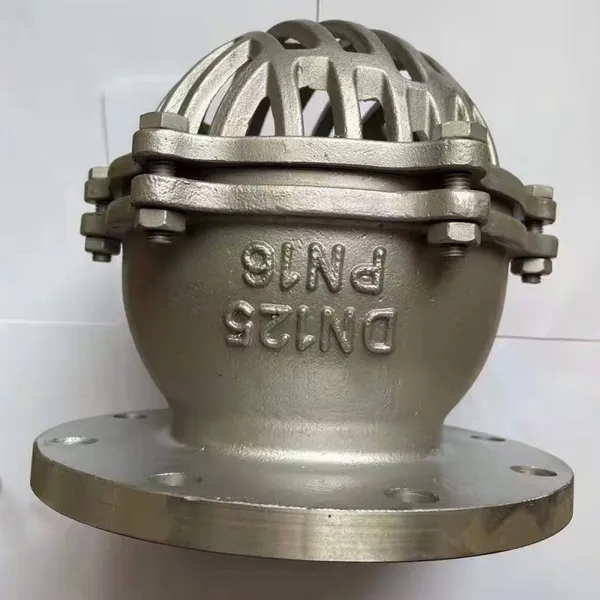 China Factory Price 8 Inch PN16 Stainless Steel SS304 SS316 Foot Valve for Industrial Water Pump Swing Check Valve photo-5