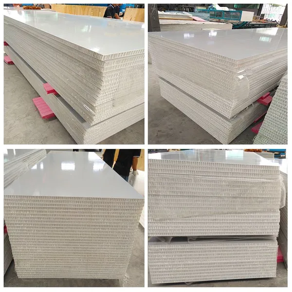 Fireproof Factory Price Rock Wool FRP Fiberglass Side Skirtsl Heat Insulation Wall Panel Building Materials FRP Sandwich Panel photo-6