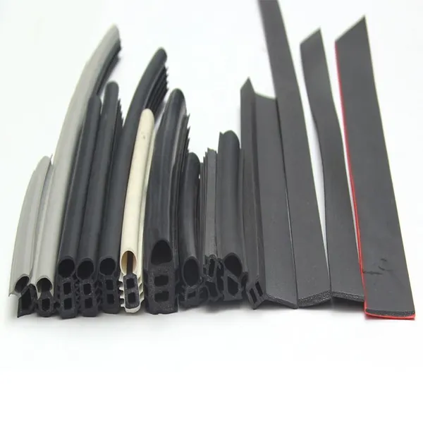 Factory Direct EPDM Rubber Door Seal Strip Weather Stripping Soundproof Insulation for Wooden & Metal Doors Windows Wholesale photo-2