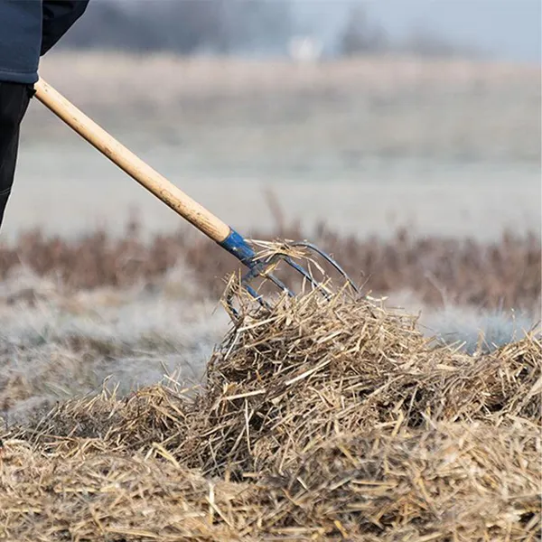 Welded Farm Fork Manganese Steel Manure Fork for Shovel Garden Fork Farming Tools for Compost and Hay Handling photo-3