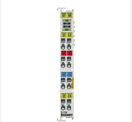 BECKHOFF EL1104 EtherCAT 4-канальный цифровой входной модуль 24В постоянного тока промышленной автоматизации ввода-вывода (I/O) терминал
