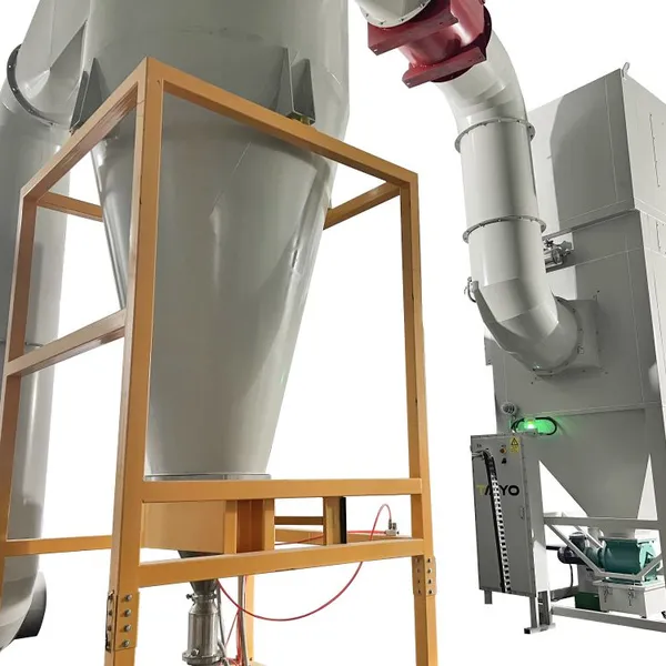 Dust Pretreatment Cyclone Recovery Equipment To Protect Bag & Cartridge Filters