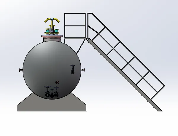 50m³ Above Ground Horizontal Gasoline Diesel Storage Tank Manufacturer | China Factory Direct photo-5