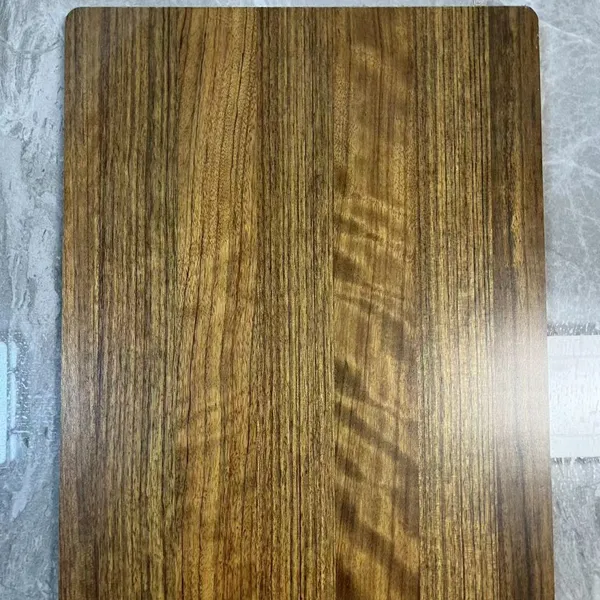 Zebra Wood Grain Melamine Faced Multilayer Plywood for Wardrobe Cabinet Furniture Decoration
