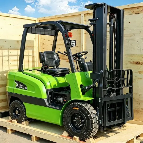 Kompakter elektrischer Gabelstapler mit kostenlosem Versand, Kapazität 1t, 2t, 3,5 t und 4 t