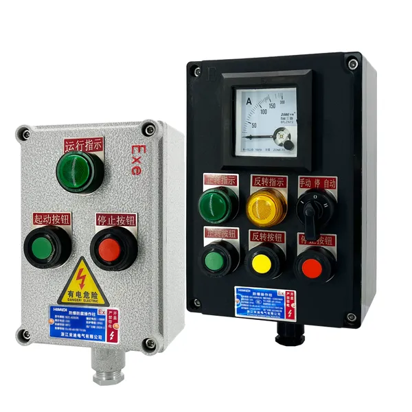 Aluminum Alloy Explosion Proof Operation Column, Flameproof Field Control Station, Custom Buttons & Indicators for Chemical Industry photo-5