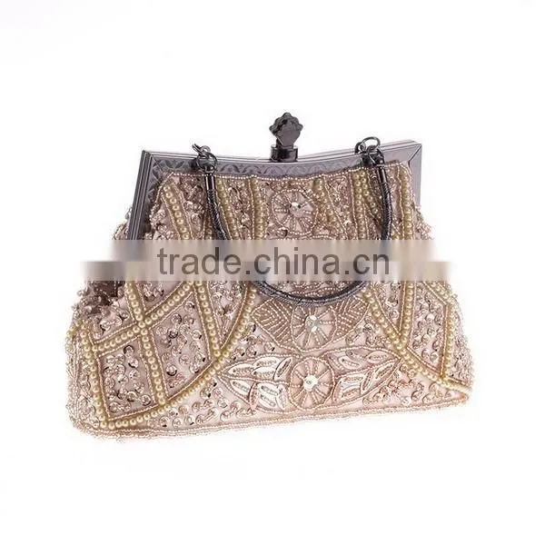 chinese style cheongsam beaded bag vintage clutch bags for weding