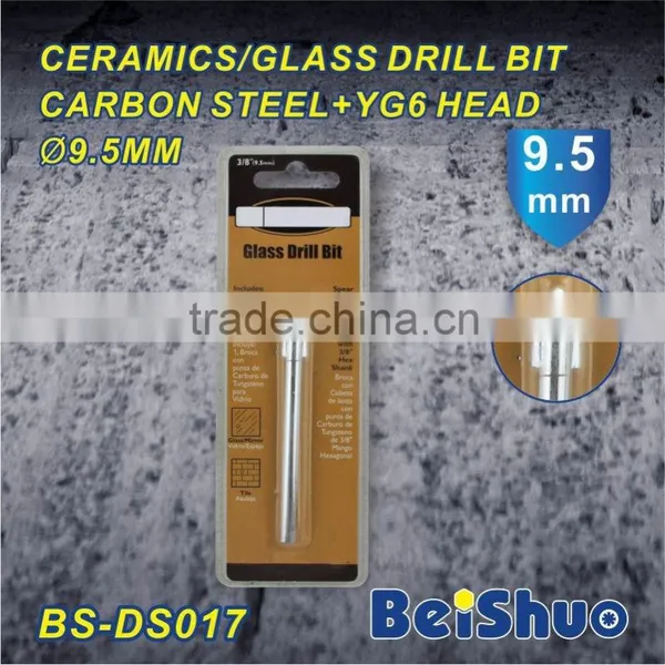 Carbon Steel+YG6 Head Ceramic Glass Drill Bit
