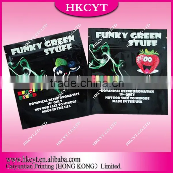 Custom Print Logo Zipper Plastic Paper Bag photo-3