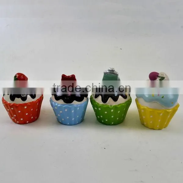Cheap Pink Cake Shaped Ceramic Money Bank photo-3