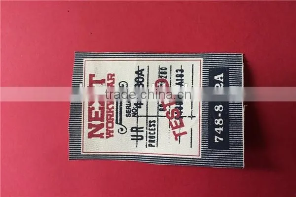 Wholesale Customize Black Chinese Clothing Woven Patches With Factory Price photo-2