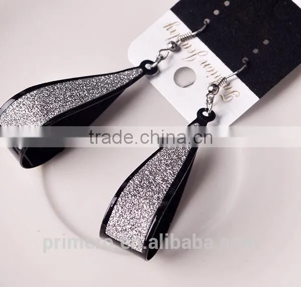 Fashion Punk Girl Dangle Earrings Valentine's Day Gift Silver Gold Black 3 Colors photo-5