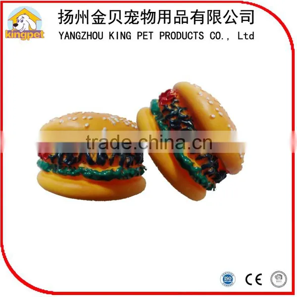 Factory Direct Sale Customized Plastic Singing Hamburger Toy for Dog photo-5