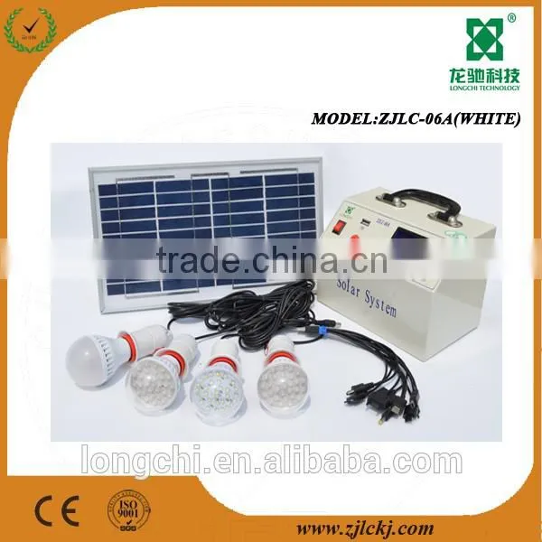 6W 12V Led Mini Solar Power Kits for Outdoor and Indoor Lighting