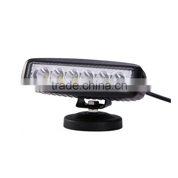 18W Single Row Car LED Light Bar LED Work Light Bar photo-2
