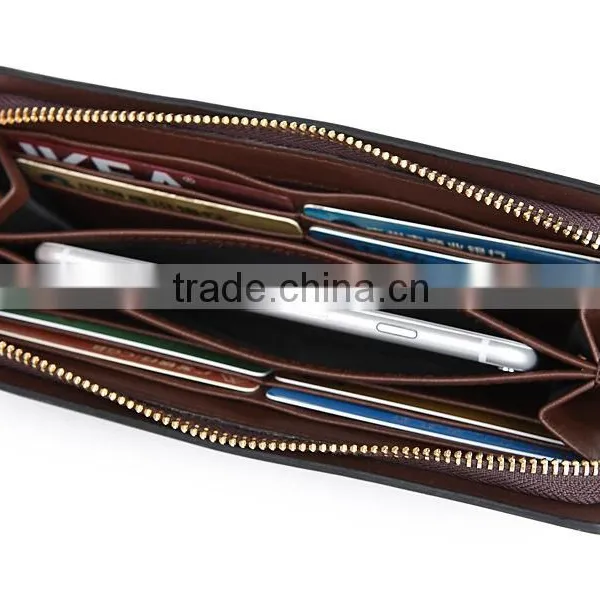 Mens Leather Clutch Bag Premium Money Clip Wallet for Men photo-6