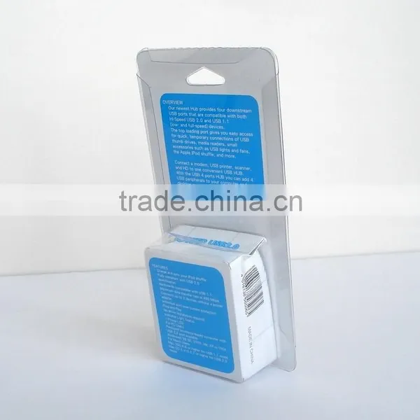 Blue 4-Port USB Hub With Ruler Function photo-6