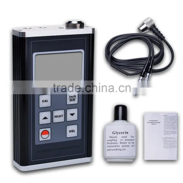 Digital Gauge TM8818 Velocity LSI Non Metal 0.9~400mm Ultrasonic Thickness Meter photo-6