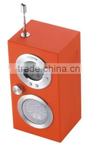 Mini Portable FM Radio With Speaker,radio Clock