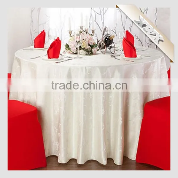 TC-147 New Polyester Jacquard Wedding/Restaurant Table Cloth for Sale photo-5