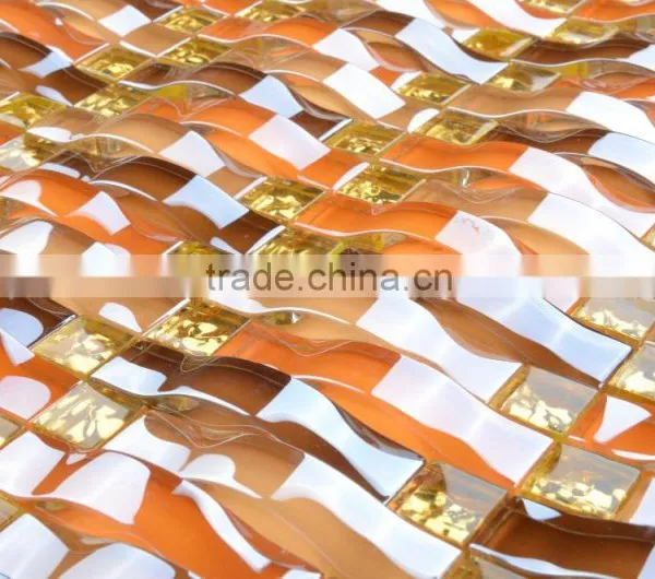 GT002 Mirror Tiles Kitchen,moroccan Mosaic Tile,glass Mosaic Production Line photo-2
