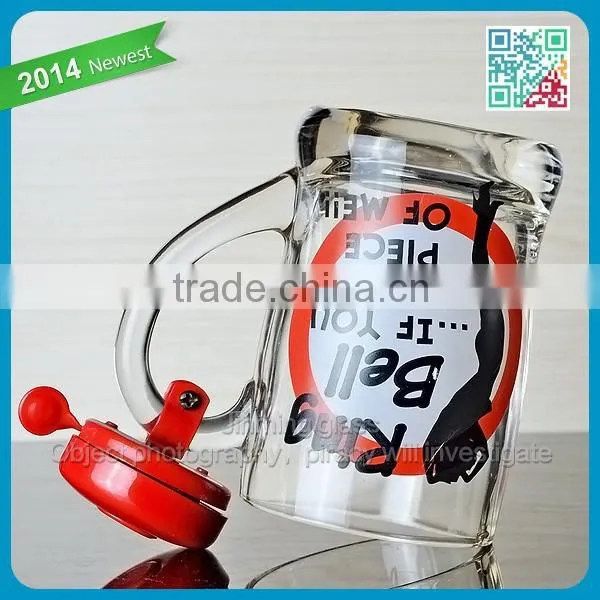 Business Gift Glass Beer Cups Bell Glass Beer Mugs Tumbler Stein Better Quality Glass Bell Beer Cups Mug Glasses photo-5