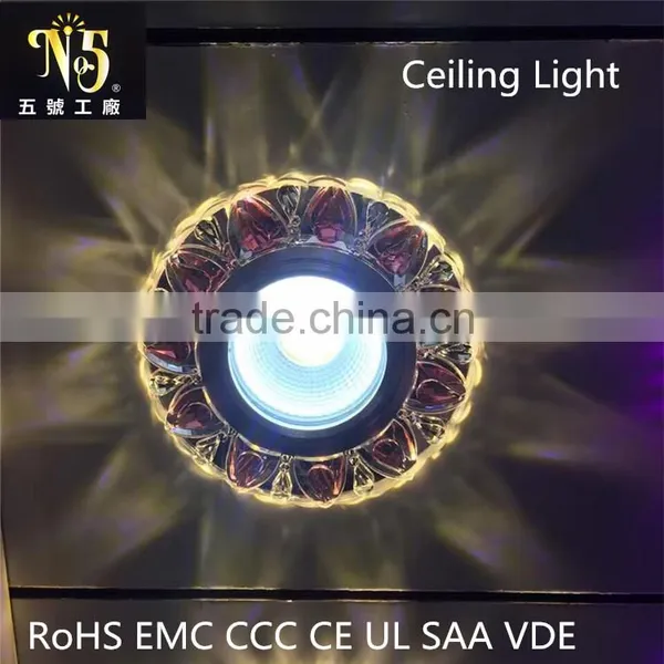 Modern LED Glass Corridor Downlight Factory Guzhen Zhongshan LED Downlight Factory CE FCC CCC RoHS photo-3