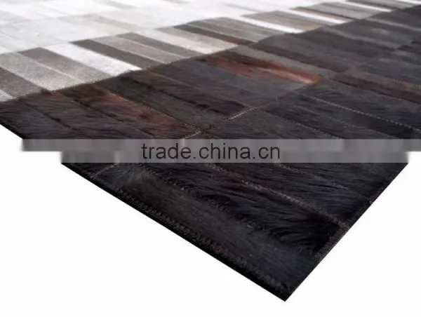 Hair-On Cowhide Leather Carpet M-114 photo-2