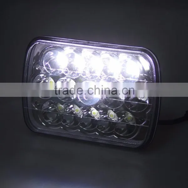 LED 5" x 7" LED Headlight Rectangular Headlamp High/Low Beam for Car off Road Vehicles Trucks Agricultural Mining Equipment photo-5