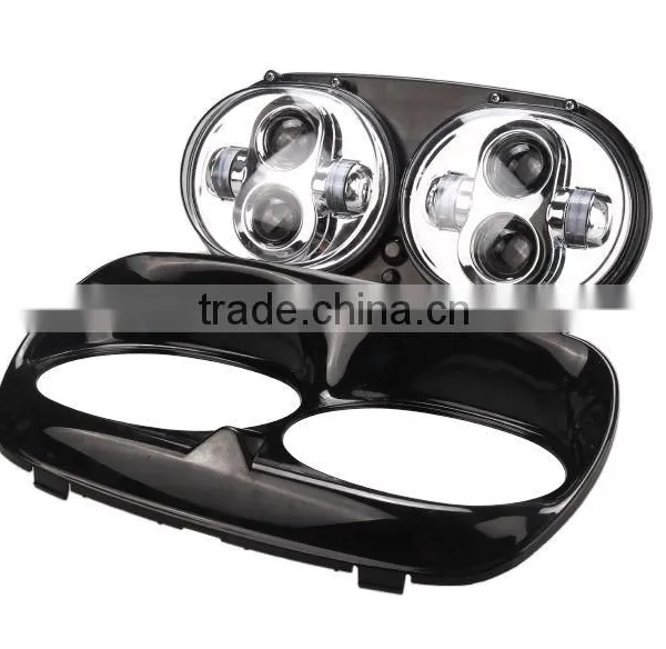 Dual Mount Bracket of Motorcycle Daymaker Projector LED Headlight For Harley Davidso-n Daymaker Headlamp Mount Bracket photo-4
