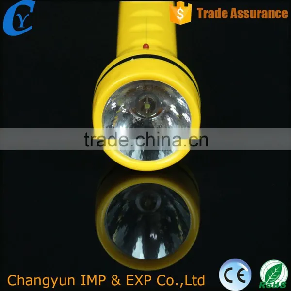 Solar Led Torch Flashlight Electronic Plastic Flashlight photo-2