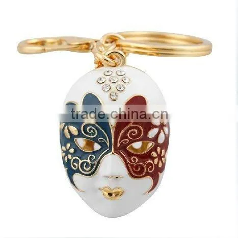 China Opera Mask Key Chain