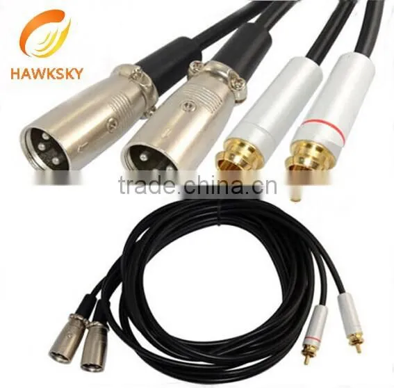 Hot Sale Male to Female 3Pin XLR Cable for Microphone and Mixer PA Amplifier Etc