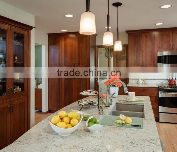ARTIFICIAL QUARTZ STONE MARBLE DESIGN KITCHEN COUNTERTOPS photo-2