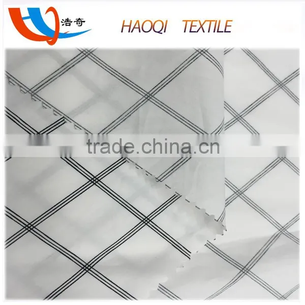 Textile Wholesale Plaid Pattern 100% Cotton Poplin Printed Fabric for Blouse photo-3