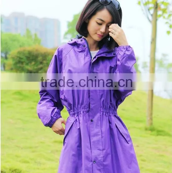 Fashion Slim Elegant Hoodie Raincoats for Women photo-2